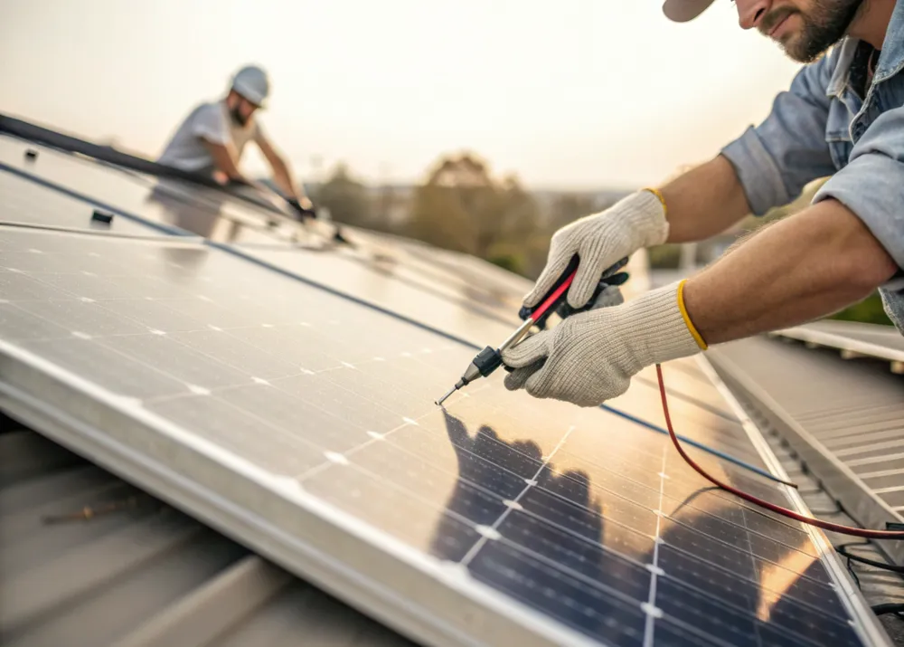 installering av solceller